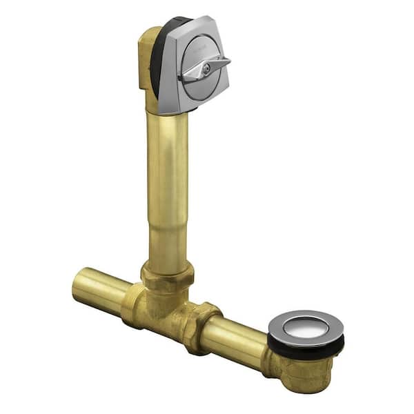 KOHLER Clearflo 1-1/2 in. Brass Adjustable Pop-up Drain in Polished Chrome