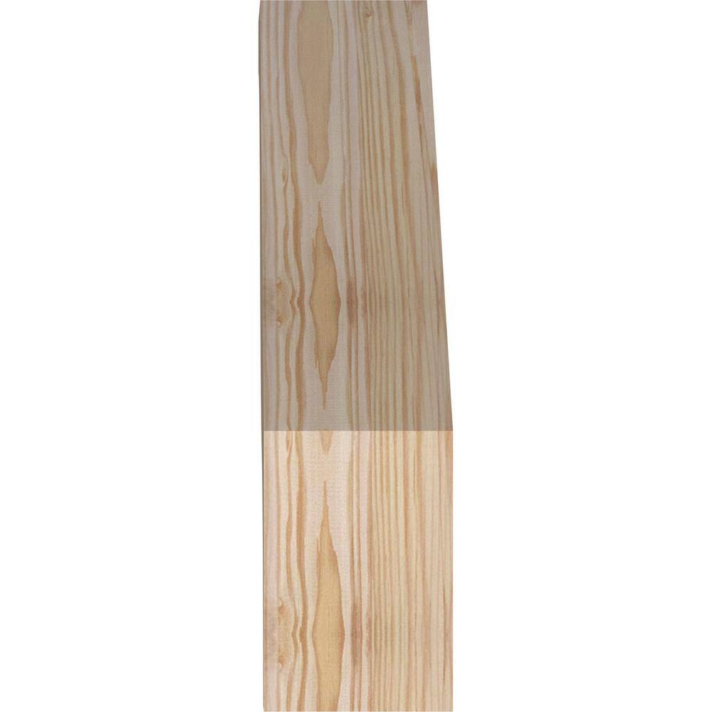 14" Smooth Douglas Fir Wood Corbel Brace