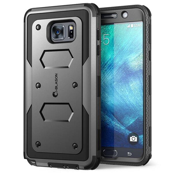 i-Blason Galaxy Note 5-Armorbox Case with Screen, Black