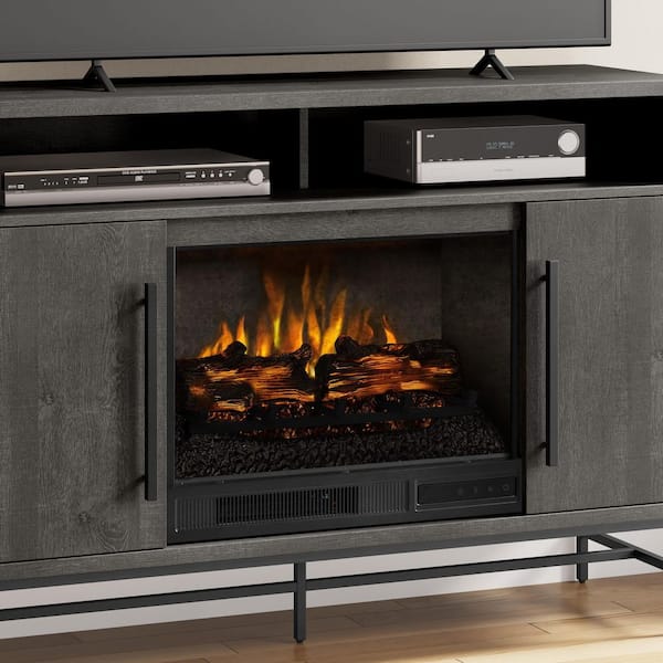 SCOTT LIVING KAPLAN 48 in. Freestanding Media Console Wooden