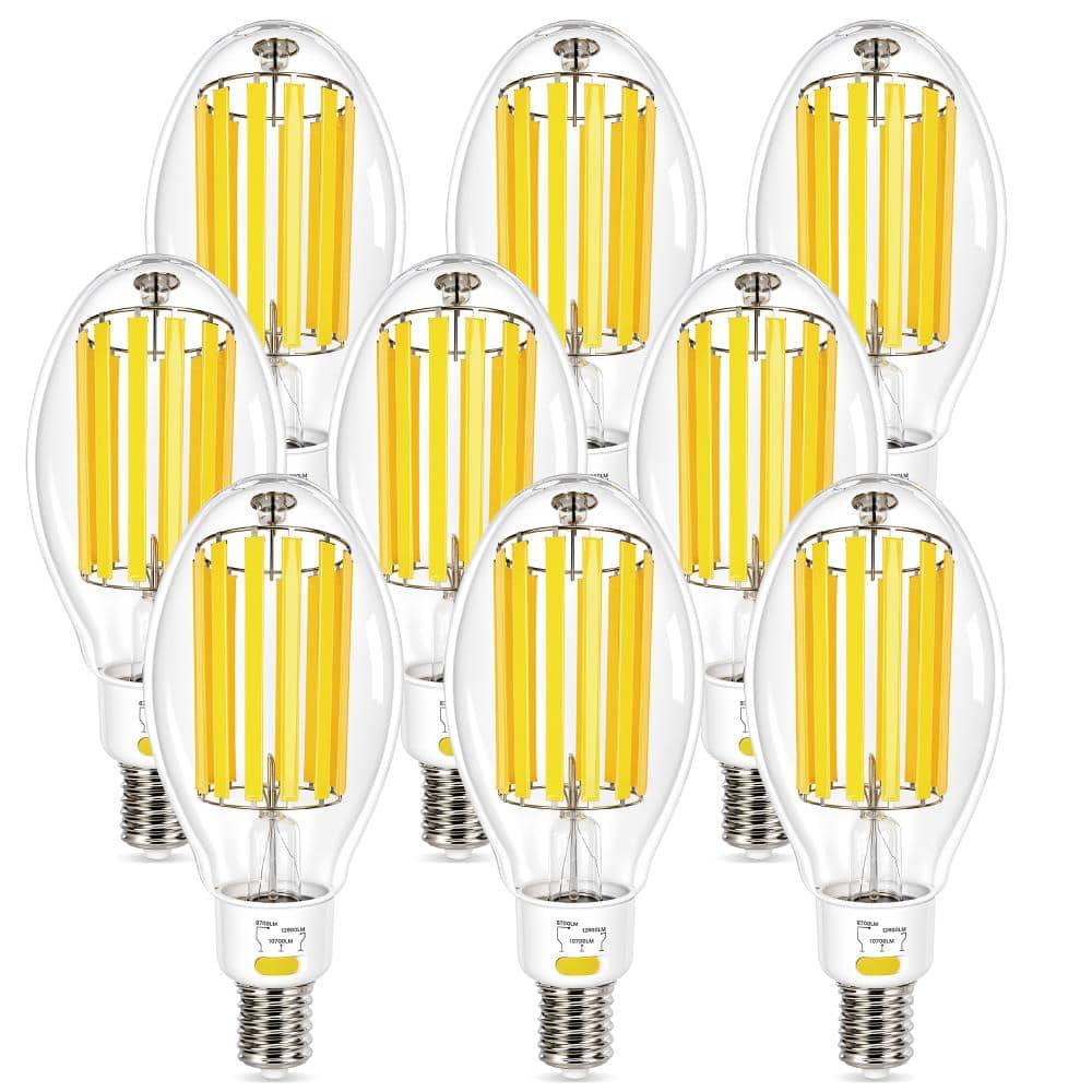 65W/55W/45W Selectable ED37 LED HID Replacement Light Bulb with EX39 Mogul Base, 12600 Lumens, 5000K Daylight, 9 Pack price history on PriceWatchPro