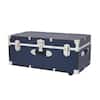 Seward Trunk Seward Explorer 30 in. Trunk with Wheels & Lock, Blue SWD6113-19