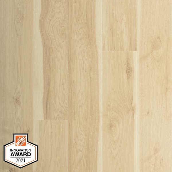Pergo Defense+ 6.14 in. W Vintage Linen Hickory Waterproof Laminate Wood Flooring (451.36 sq. ft./pallet)