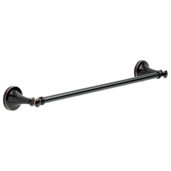 Delta Silverton 18 in. Towel Bar in Venetian Bronze with Copper Reveal