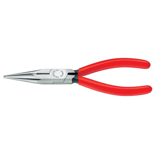 KNIPEX 6-1/4 in. Long Nose Pliers with Cutter