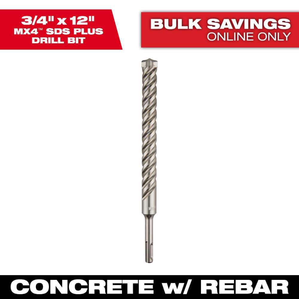 Milwaukee SDS+ 4CT MX4 3/4 in. x 10 in. x 12 in. 48-20-8215