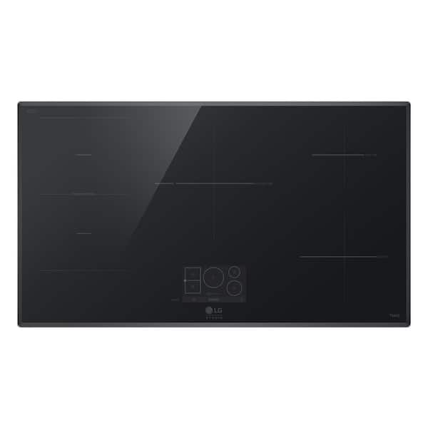 LG STUDIO 36 in. 5- Elements Glass Top SMART Induction Cooktop in