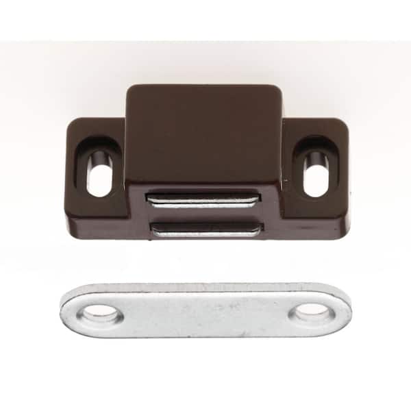 Uxcell 46mm ABS Plastic Magnetic Cabinet Catch - Brown, 8 Pack (No Screws Included) - View #9