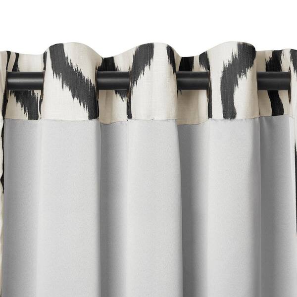 Catherine Grey Polyester Room-Darkening 7 ft Door Curtain - Urban Ladder