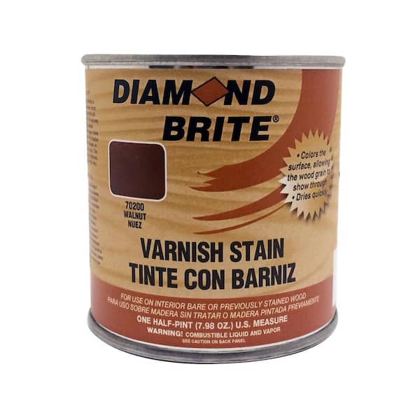 Diamond Brite Paint 1/2 pt. Walnut Oil-Based Interior Varnish Stain