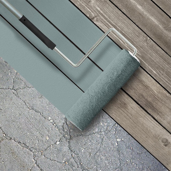 1 gal. #N440-4 October Sky Low-Lustre Enamel Interior/Exterior Porch and Patio Floor Paint
