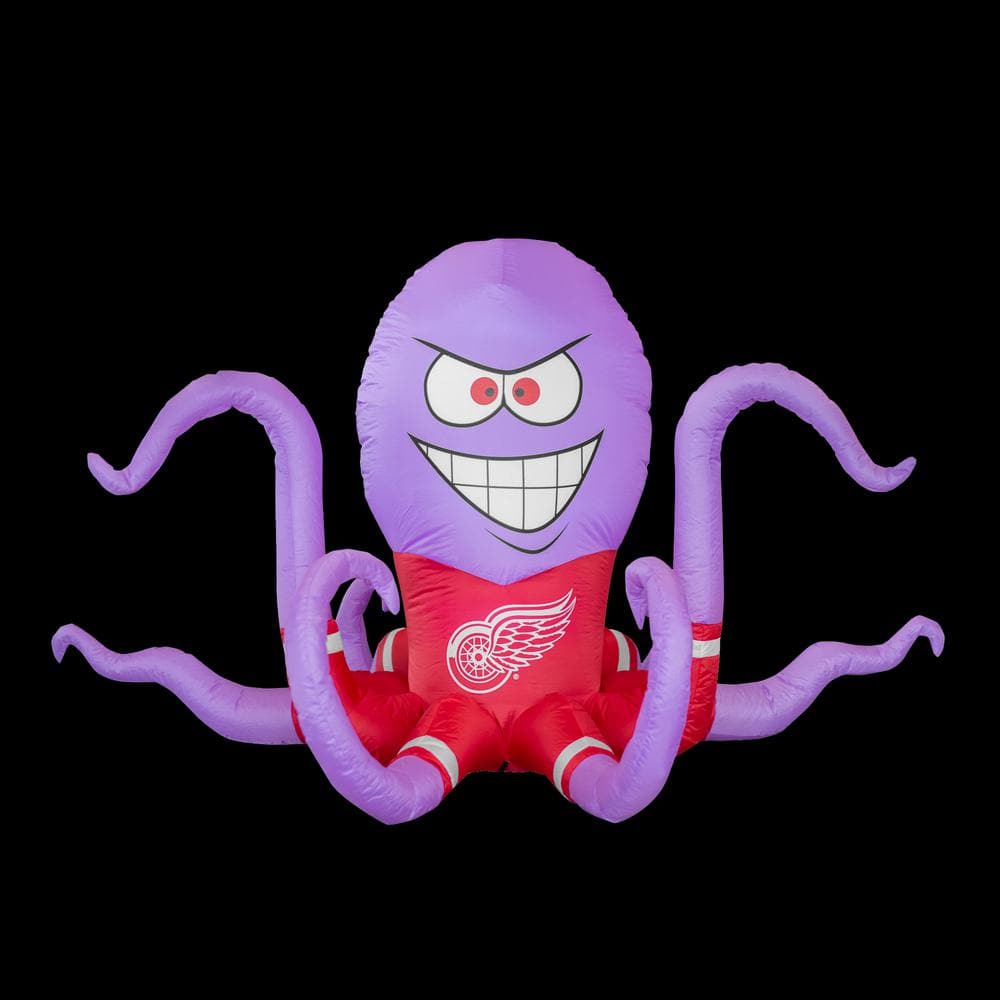 7' Air Blown Inflatable NHL Detroit Red Wings AL Octopus Mascot