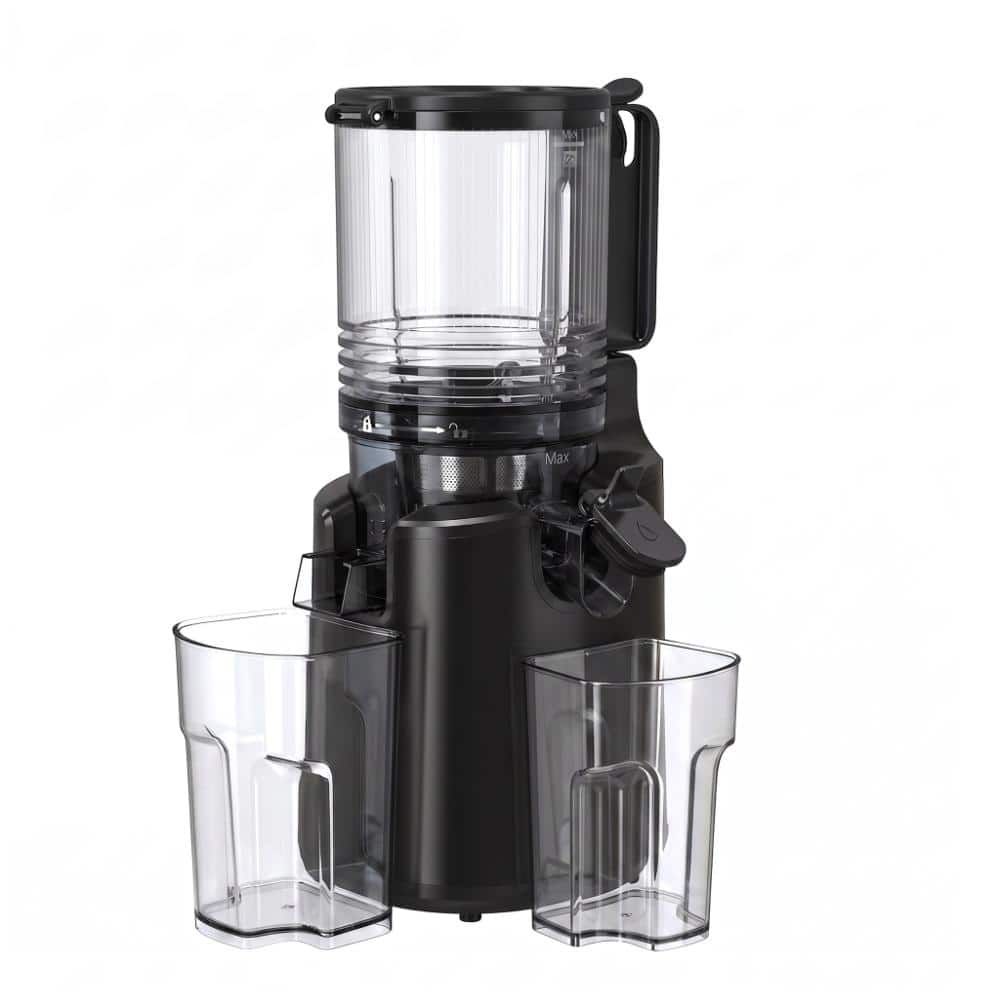 "Black Cold Press Juicer with 6"" Large Wide Feed Opening, High Juice Yield Slow Masticating Juicer" price history on PriceWatchPro
