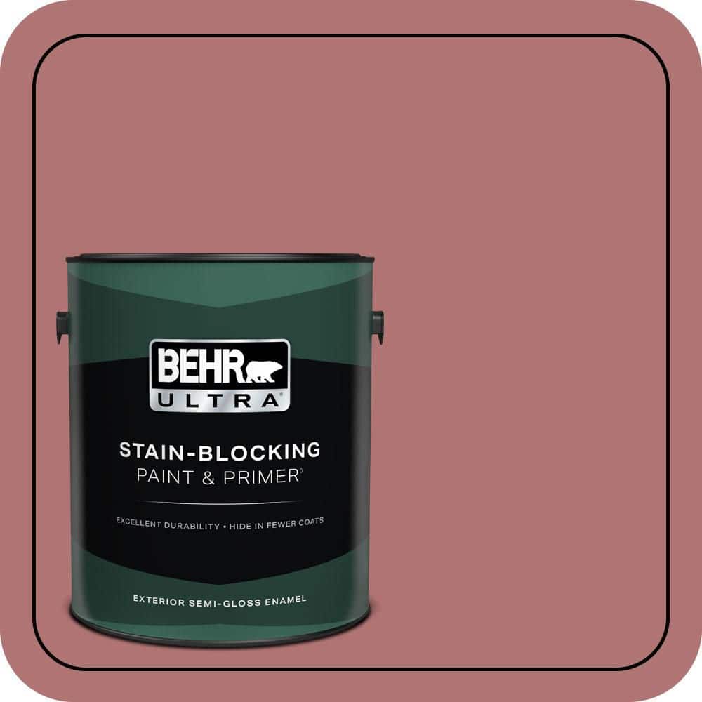 1 gal. #S140-5 Red Gerbera Semi-Gloss Enamel Exterior Paint & Primer price history on PriceWatchPro