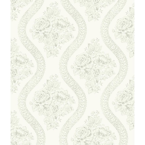 Magnolia Home by Joanna Gaines Coverlet Floral Spray and Stick Wallpaper