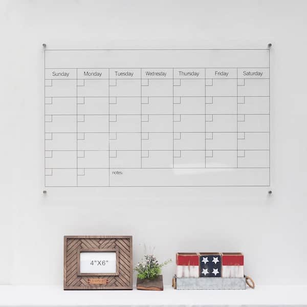 How To Make A Stylish DIY Acrylic Calendar