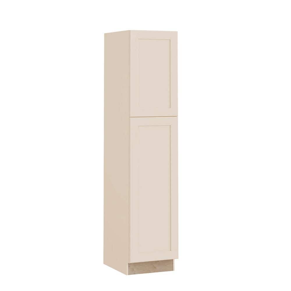 Newport 18 in. W x 24 in. D x 84 in. H Assembled Plywood Pantry Kitchen Cabinet in Blended Cream with Soft Close RH price history on PriceWatchPro