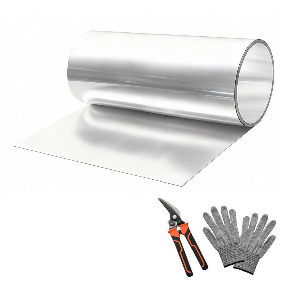 12 in. x 50 ft. Aluminum Flashing Roll, 0.3 mm Thickness, Metal Roof Flashing Roofing Panels price history on PriceWatchPro