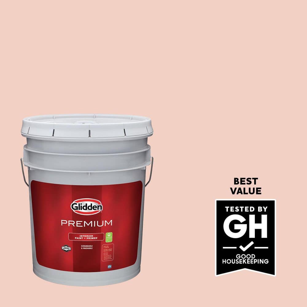 1 gal. PPG1063-3 Pale Coral Satin Interior Latex Paint product image for price tracking