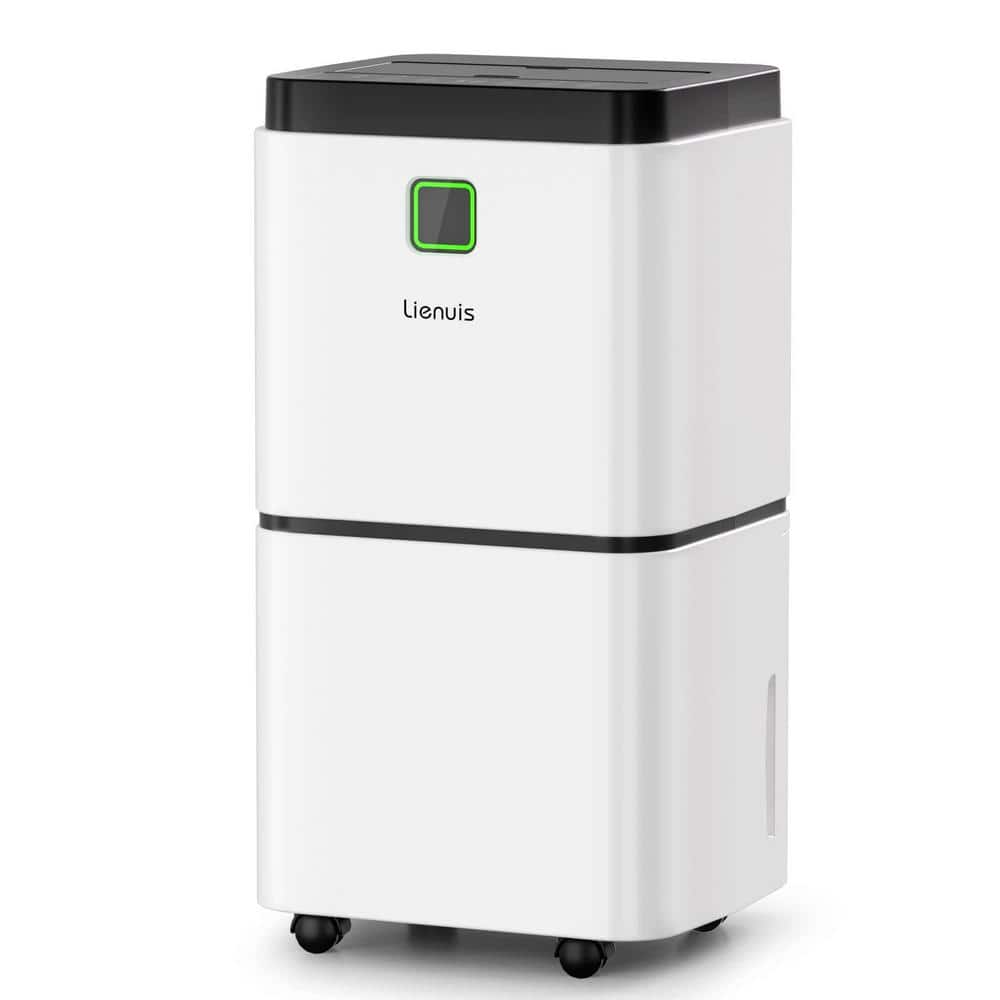 25 pt. 1500 sq. ft. Home Dehumidifiers in. Whites with Drain Hose and Water