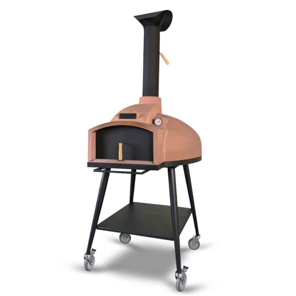 Red Rock 100 Beige Ceramic Wood Fired Outdoor Pizza Oven