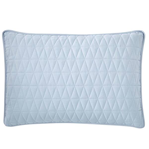 StyleWell 3-Piece Hydrangea Blue Modern Diamond Stitch