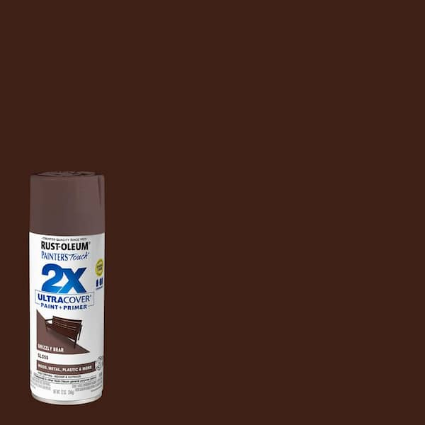 Rust-Oleum Painter's Touch 2X 12 oz. Gloss Grizzly Bear General Purpose ...