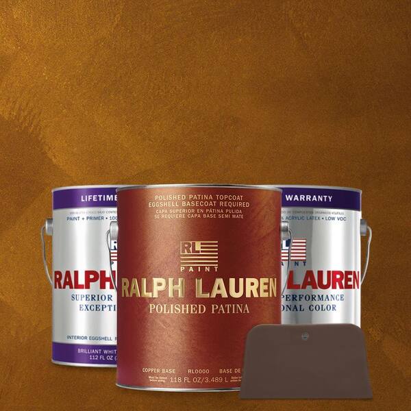 Ralph Lauren 1 gal. Dutch Gold Copper Polished Patina Interior Specialty Paint Kit