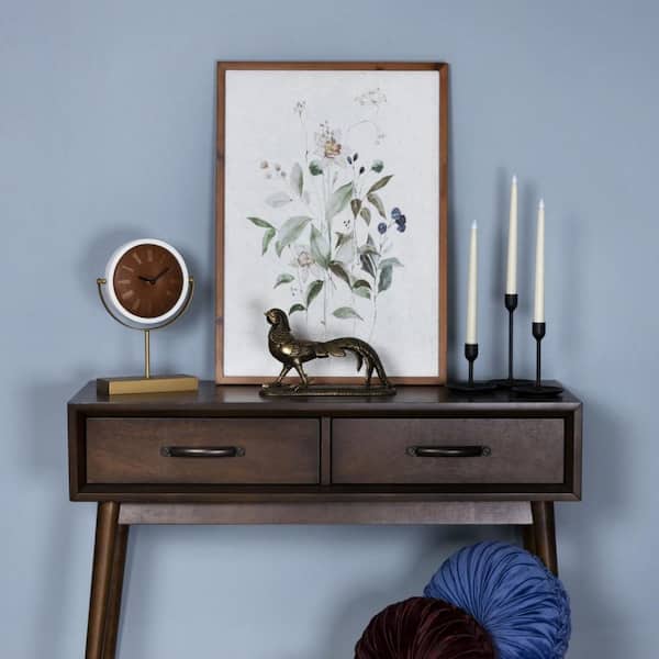 HomeRoots Antique Gold Pheasant Statue