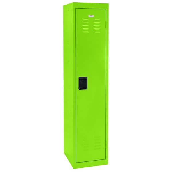 Sandusky 66 in. H Single-Tier Welded Steel Storage Locker in Electric Green