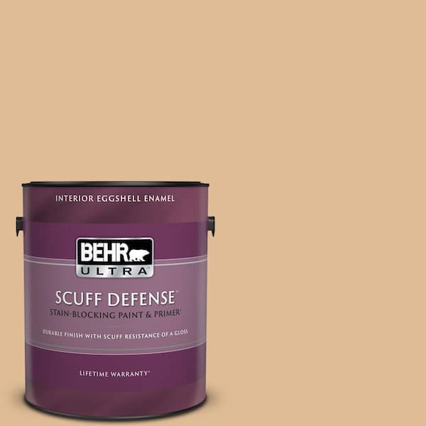 BEHR ULTRA 1 gal. #S250-3 Honey Nougat Extra Durable Eggshell Enamel Interior Paint & Primer