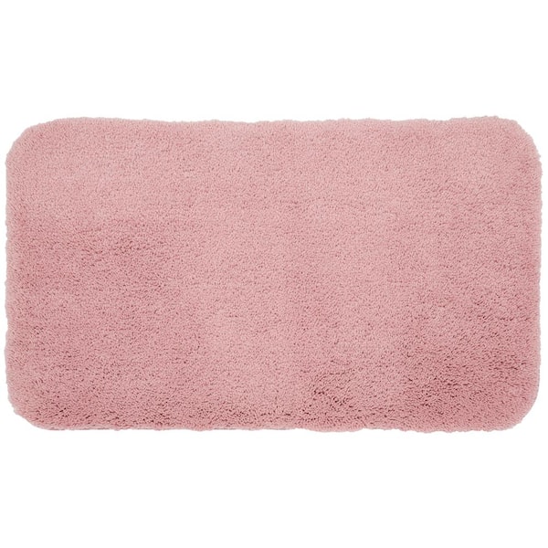 Mohawk Home Pure Perfection Rose 20 in. x 34 in. Nylon Machine Washable Bath Mat