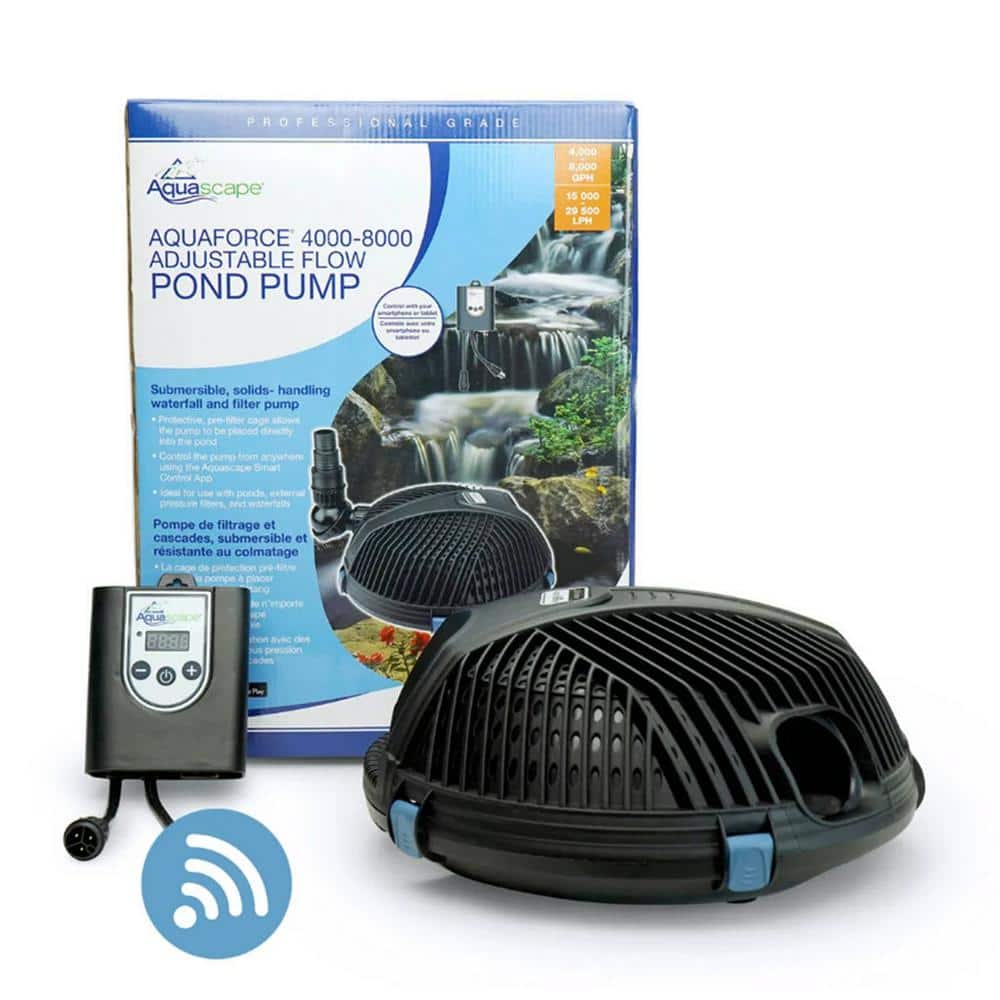 Aquascape Solids Handling Adjustable Pond Pump, Easy Maintenance, Pump
