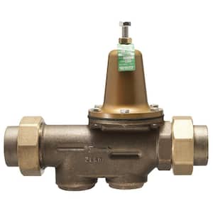 1 in. Double Union Lead-Free Brass Water Pressure Reducing Valve