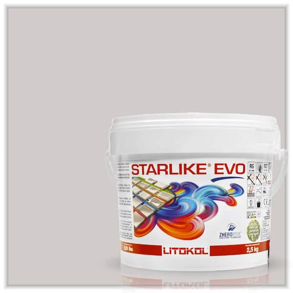 The Tile Doctor Starlike EVO Epoxy Grout 110 Grigio Perla Classic Collection 2.5 kg - 5.5 lbs.