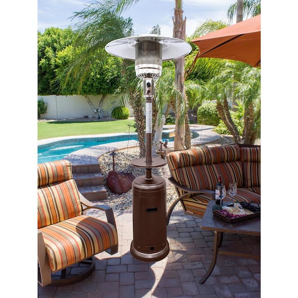 48,000 BTU Hammered Bronze Propane Patio Heater