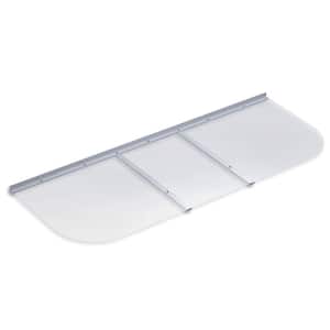 58 in. x 21 in. Elongated Clear Polycarbonate Basement Window Well Cover