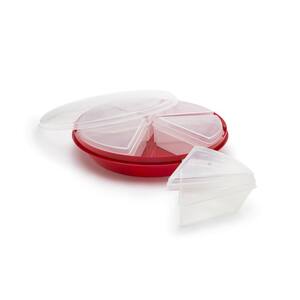 Pie Saver, 10-Inch, Plastic, Red