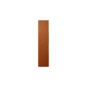 3/8 in. x 5 in. x 5-3/4 ft. Timber Brown Wood Grain Embossed Composite Square Top Fence Picket