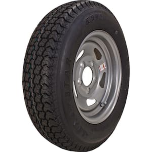 ST205/75D-14 K550 BIAS 1760 lb. Load Capacity Silver 14 in. Bias Tire and Wheel Assembly