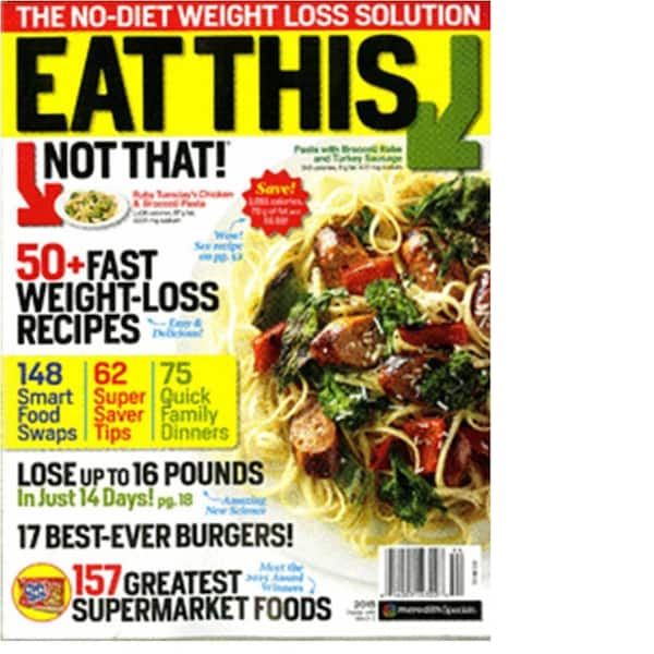 Unbranded BHG Eat This Not That Magazine