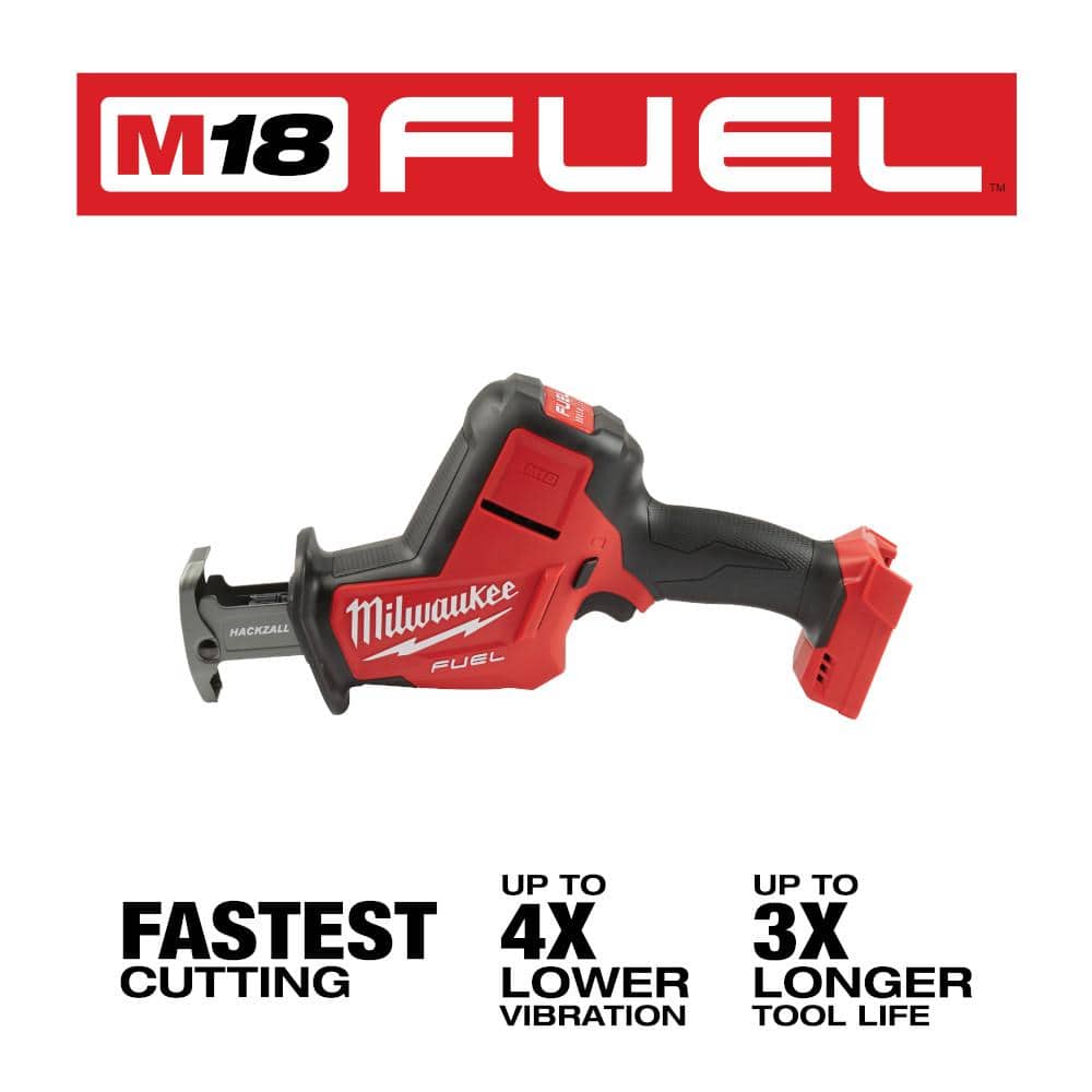 M18 FUEL 18V Lithium-Ion Brushless Cordless HACKZALL Reciprocating Saw (Tool-Only) - 1