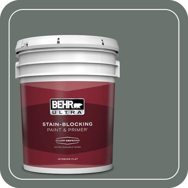 BEHR ULTRA 5 gal. #PPU12-18 Heritage Park Extra Durable Flat Interior Paint & Primer