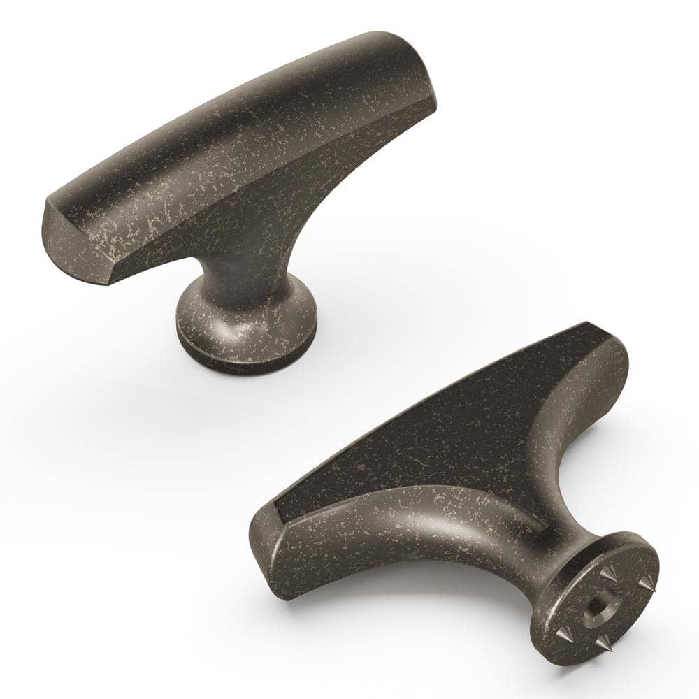 Greenwich Collection Knob 1-3/4 in. x 1/2 in. Brushed Stainless Steel Bar Cabinet Knob (10-Pack) price history on PriceWatchPro
