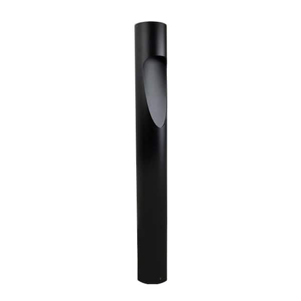 Architectural 204BC Line-Voltage Black 1000 Lumen Hardwired Integrated LED Bollard Light with Tunable CCT