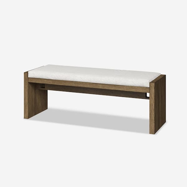 JAYDEN CREATION Ayala Transitional style Solid Wood Bedroom Bench 