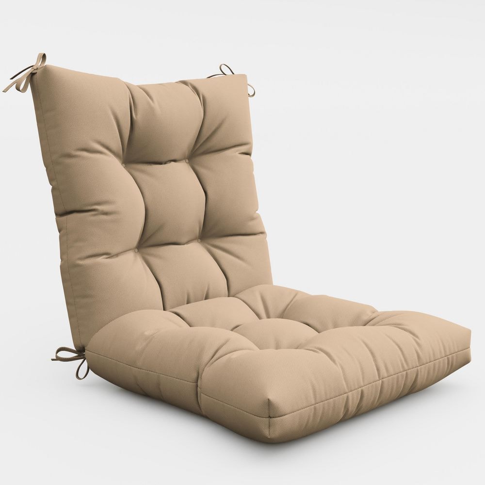 42 x 21 x 5 in. Outdoor Tufted Dining and Rocking Chair Cushion, Waterproof Replacement Seat with Backrest, Sand price history on PriceWatchPro