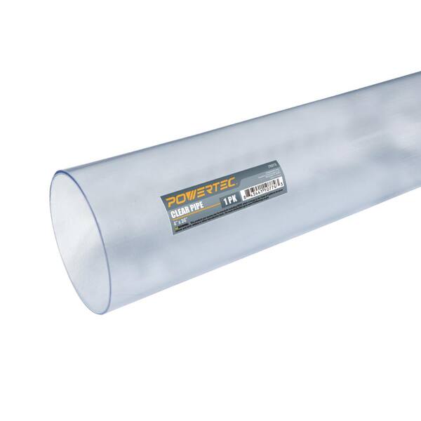 Polycarbonate Tubing Clear Color 36 L 2 1/4 ID x 2 1/2 OD x 1/8 Wall 