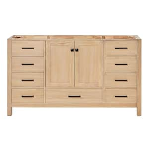 Cambridge 60 in. W x 21.5 in. D x 34.5 in. H Bath Vanity Cabinet without Top in Oak