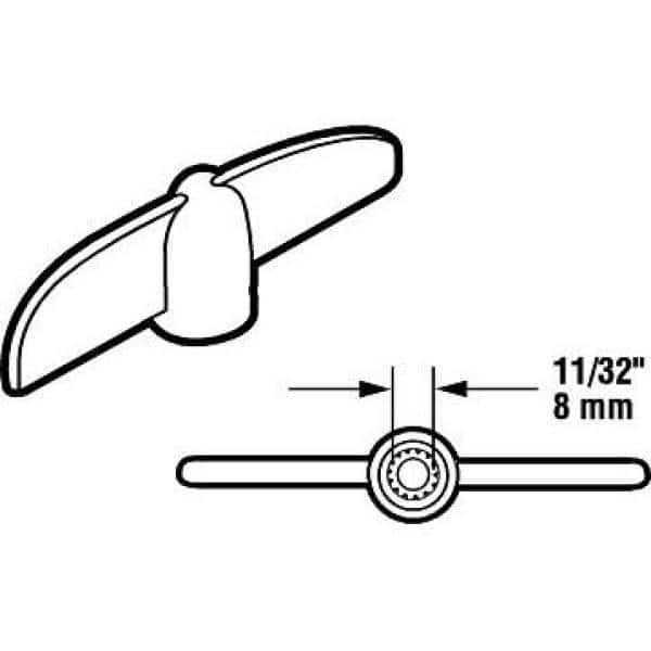 Bronze Diecast Tee Crank Handle, Truth